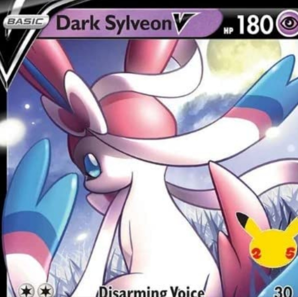 POKEMON Slyveon V JUMBO prom card HOLOGRAPHIC perfect condition.